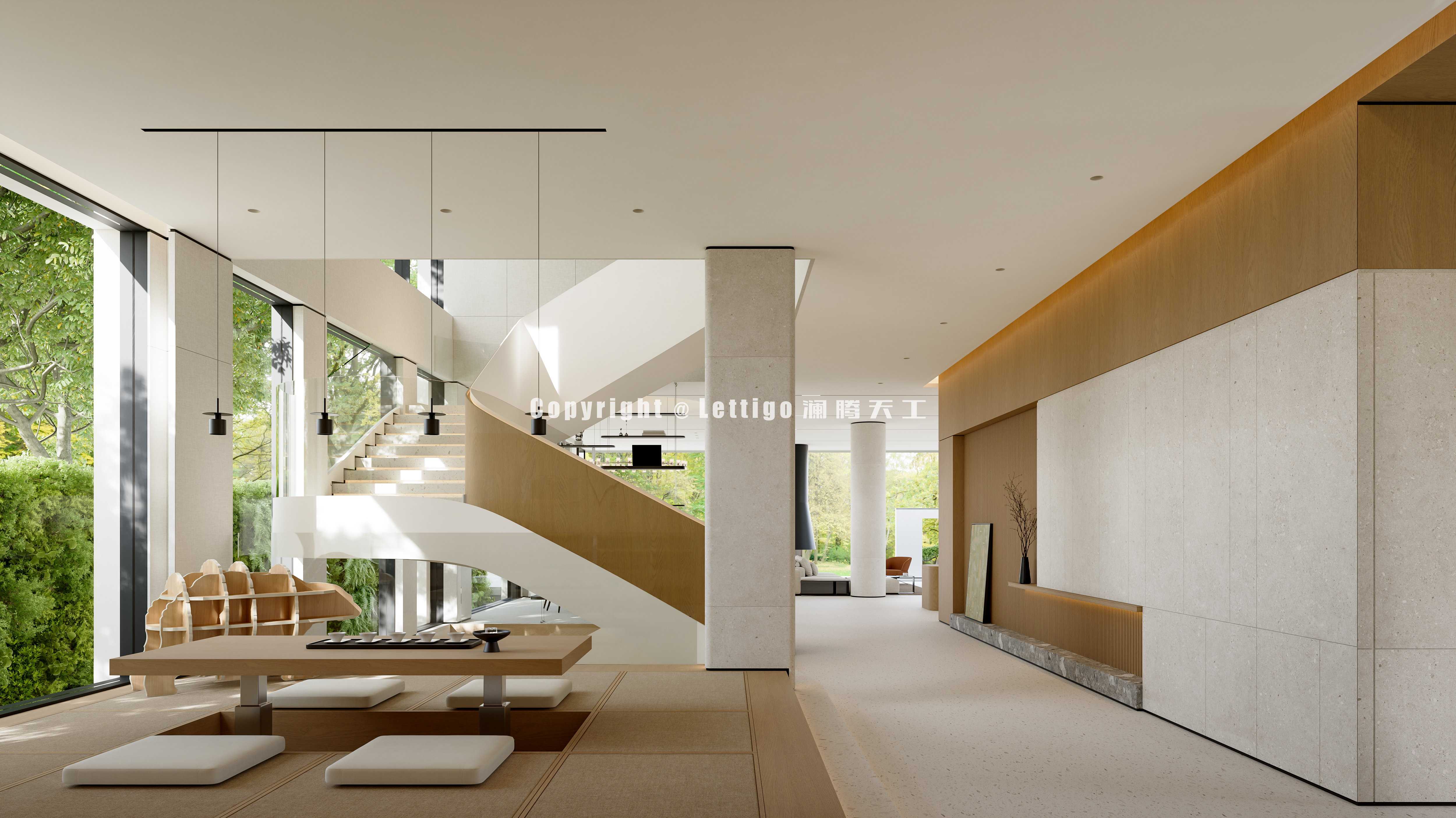 别墅的视觉盛宴-原木自然-41