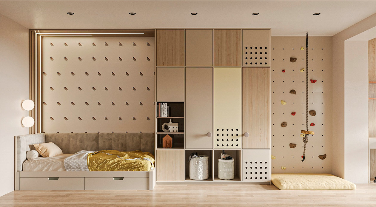 原木风小空间公寓设计-9