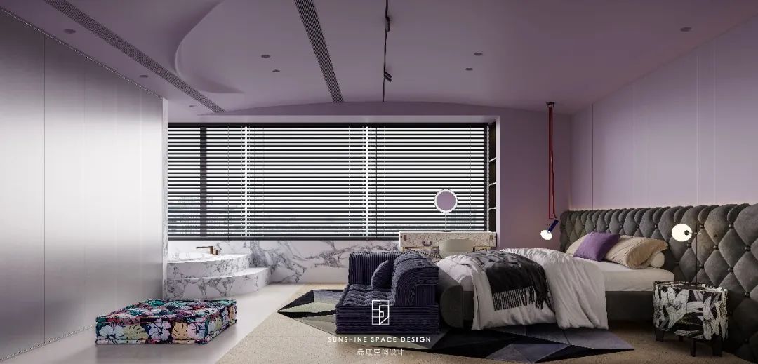 武汉江南岸紫色浪漫空间设计丨中国武汉丨晟瑄空间设计-30