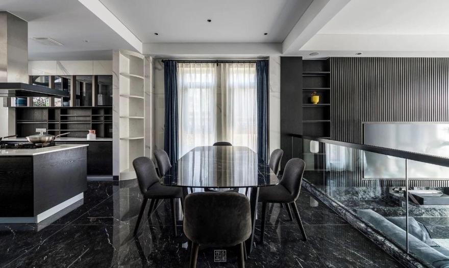 吕滨工作室蒂凡尼的早餐丨点石·亚太墅装吕滨工作室-29