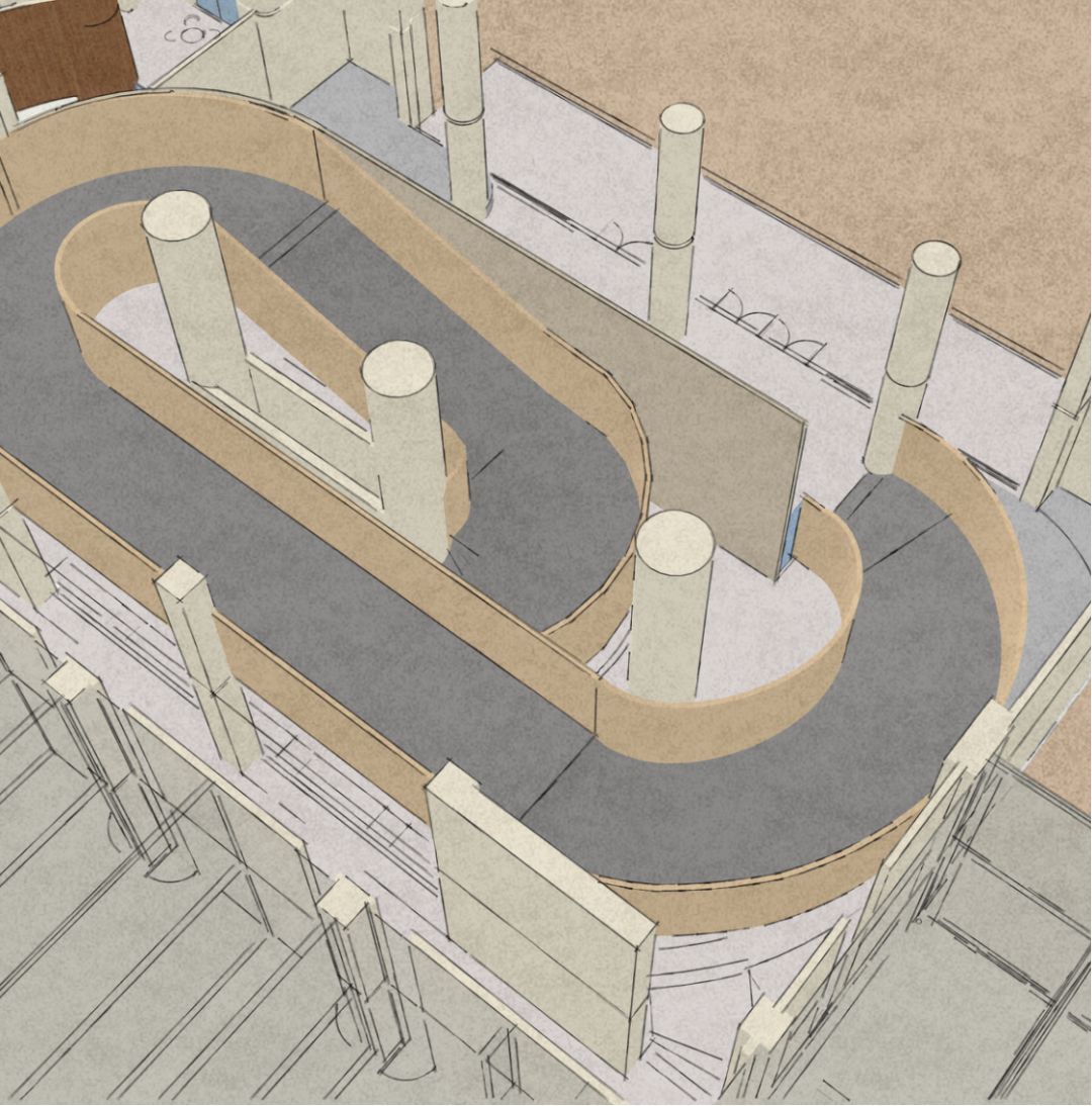 长沙盛地运动&阿里体育展厅 | 动感橙色 Industrial Chic-31