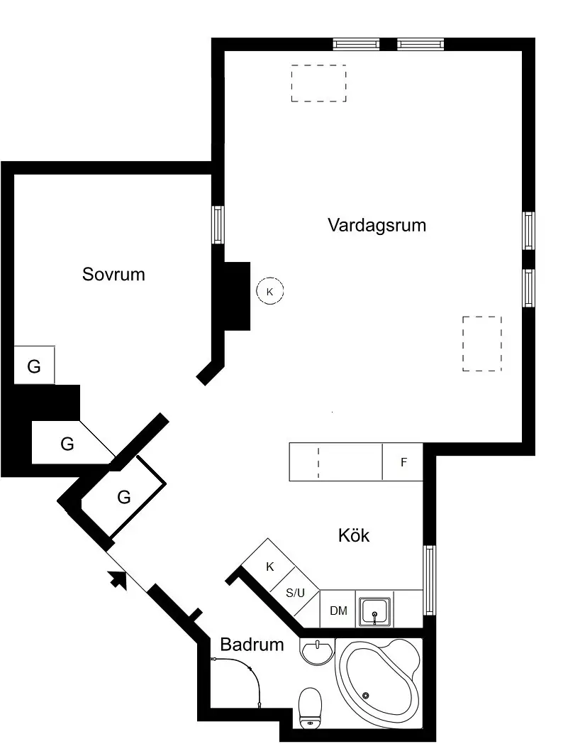 阁楼卧室，极简设计展现船舱风情-12