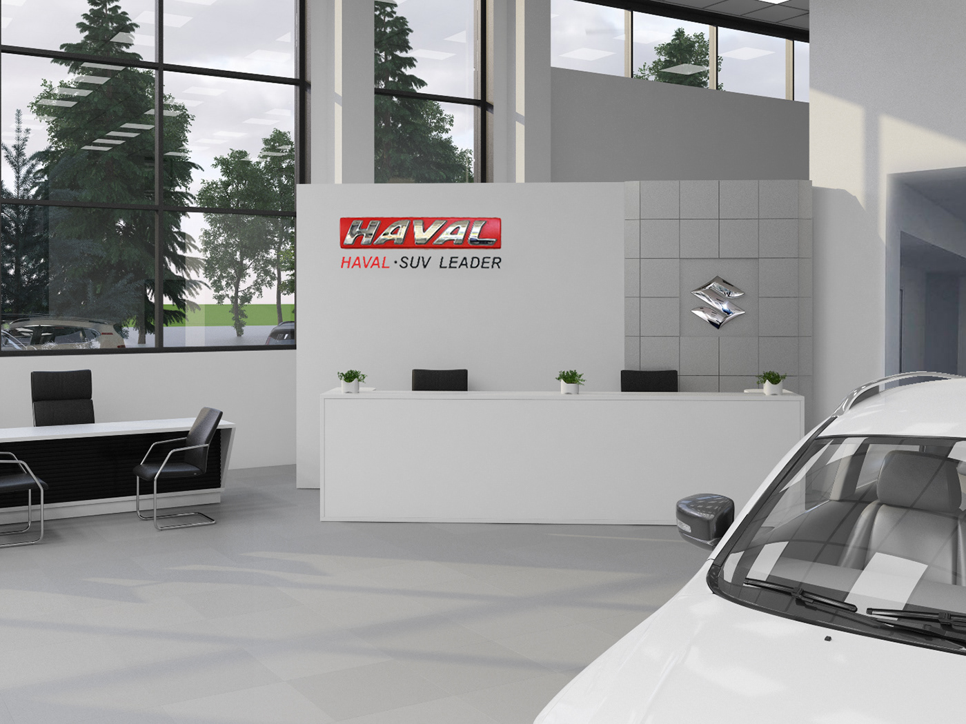 Визуализация автосалона-4