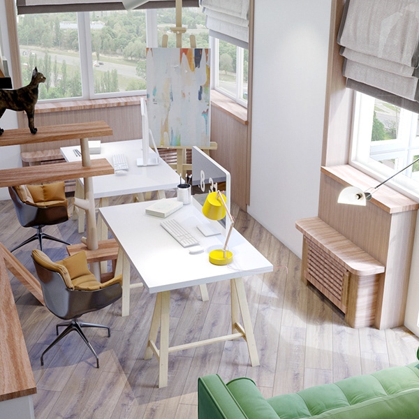 Apartment Interior for cat lovers-9