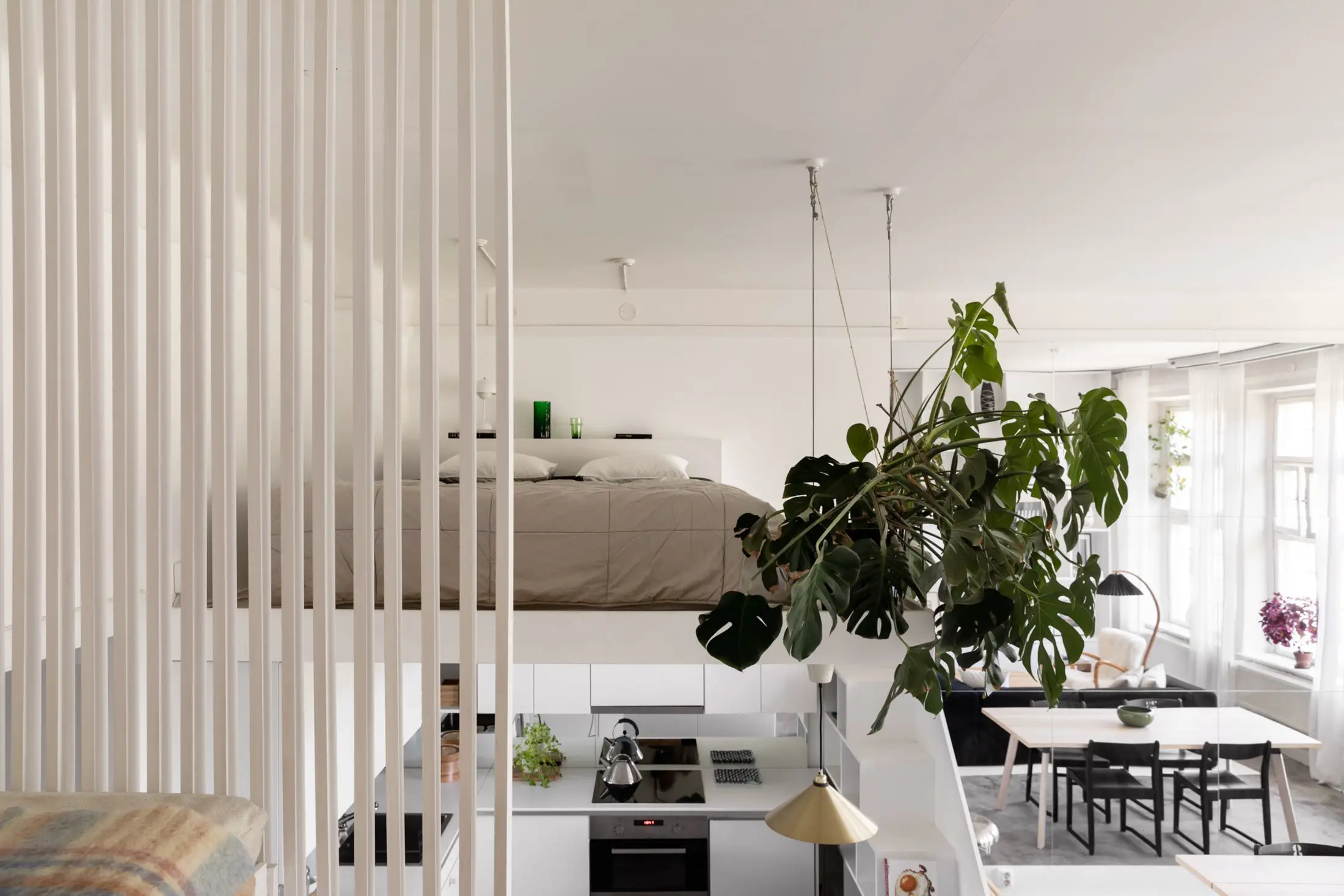 斯德哥尔摩 54m2 巨型工作室,现代与历史的完美融合-11