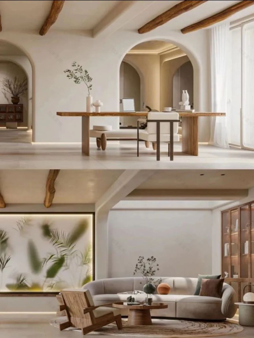 中古法式风怀旧复古美学空间-25