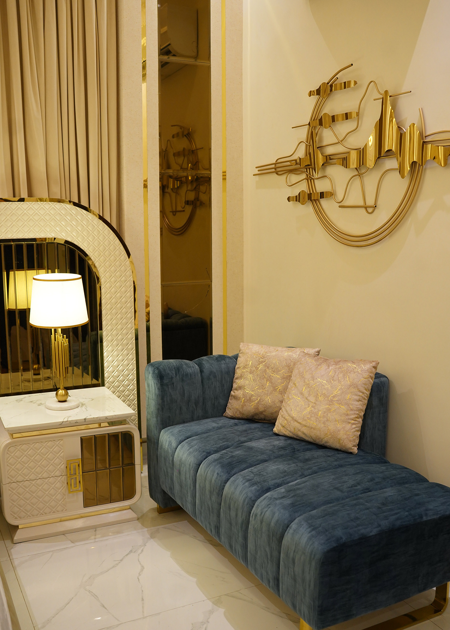 FH 卧室室内与家具设计丨巴基斯坦卡拉奇丨B3 设计工作室-15