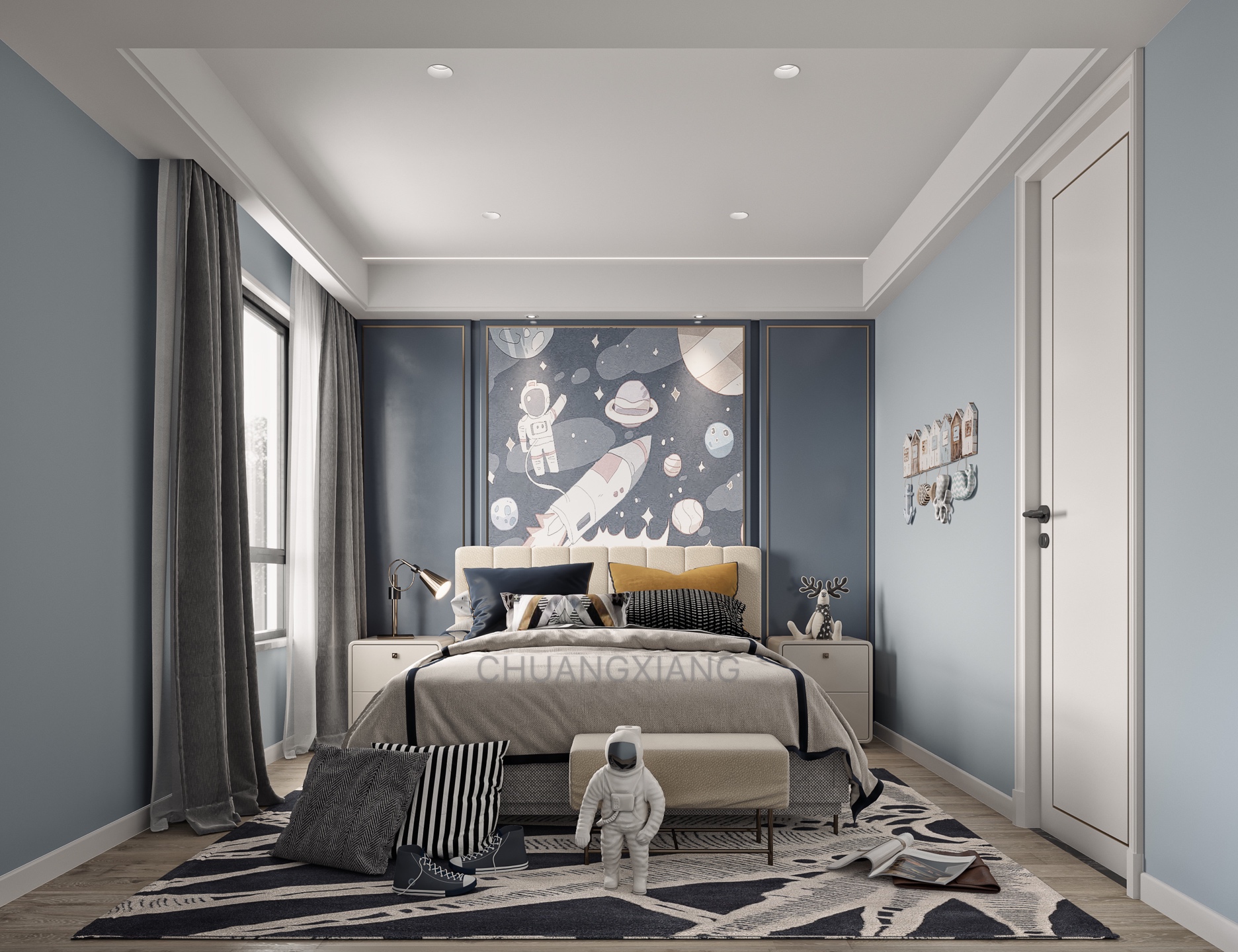 分享最近做的卧室                     -0