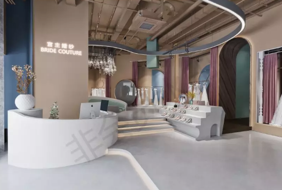 轻奢宫主婚纱店,展现独特审美体验-53