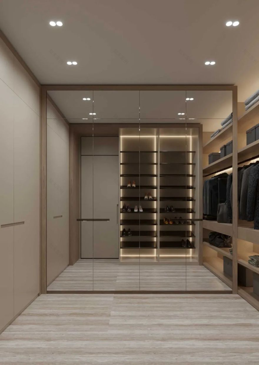 胡桃木打造现代简约豪宅丨Ab Architects-36