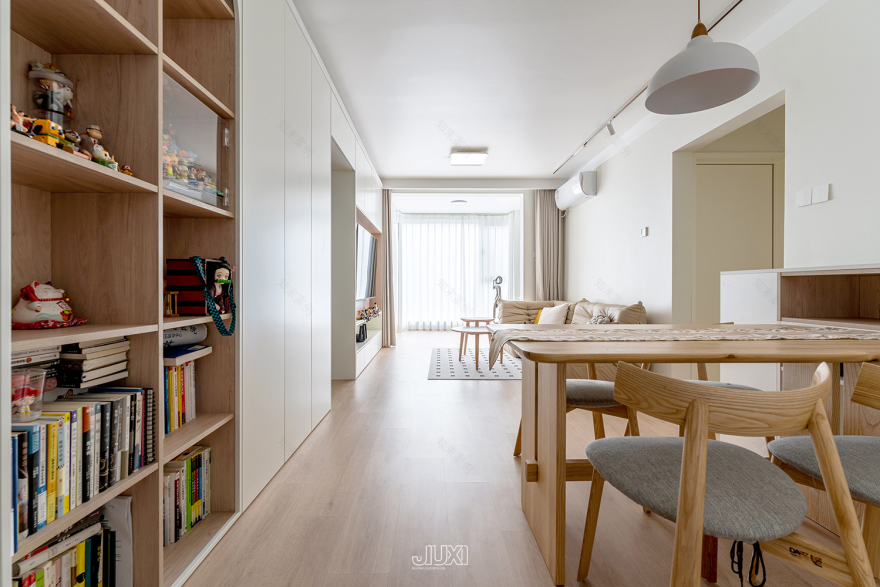 72㎡森系原木风小家设计丨中国北京丨久栖设计-27