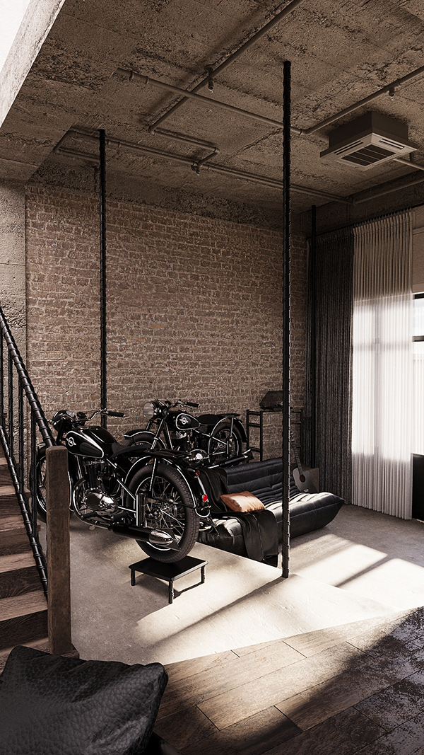 工业风别墅设计丨越南胡志明市丨Demi Filos（Phuong Pham）-10