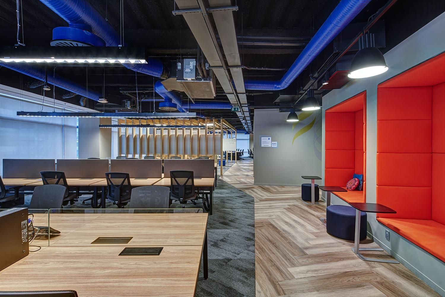 Unilever Brasil 办公室 | 现代木质设计，打造高效办公空间-23