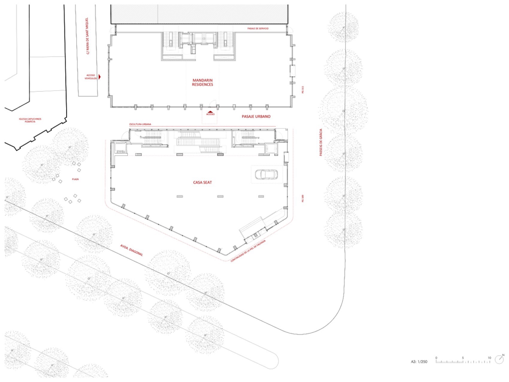 文华东方公寓丨西班牙巴塞罗那丨OAB Office(Carlos Ferrater等)-34