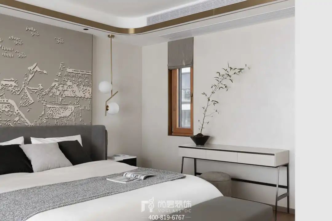 尚层装饰×合景映月台 | 380㎡新中式别墅设计，打造自然放松感-57