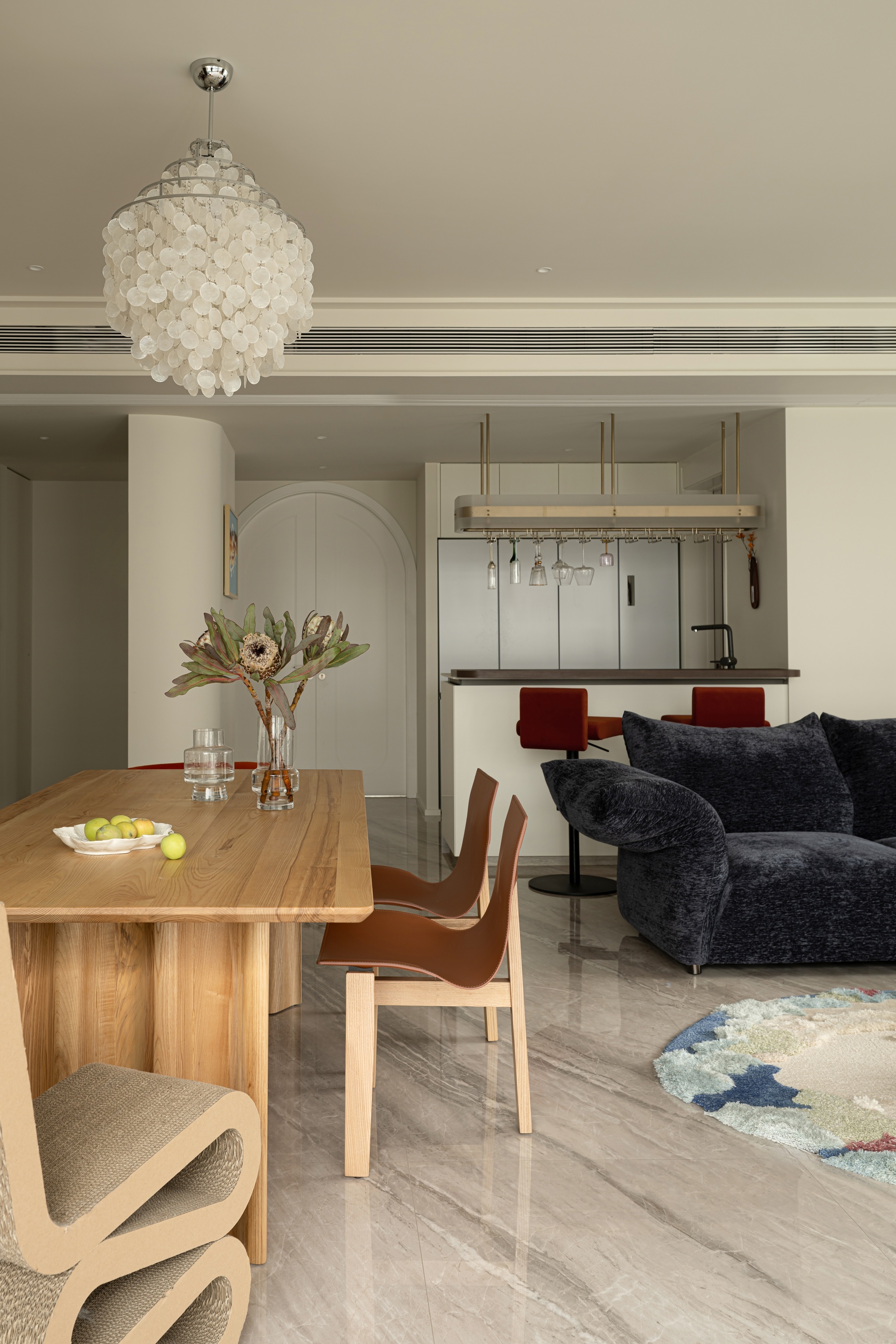 《柔煦》220㎡现代法式丨中国成都丨宏福樘设计-20