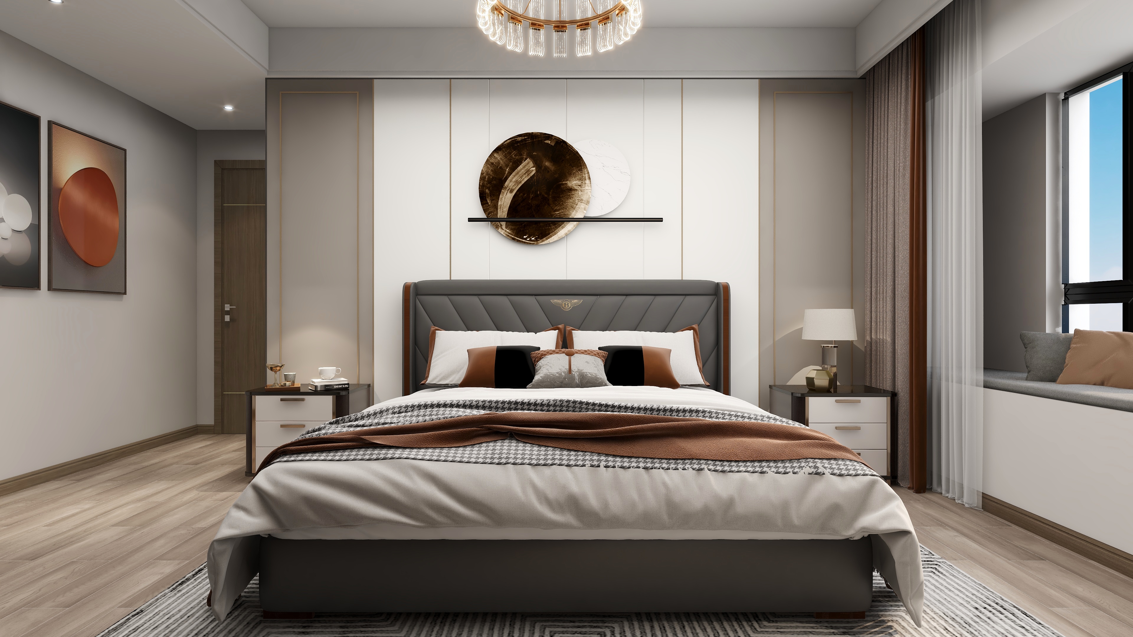 现代轻奢风格温馨之家-25