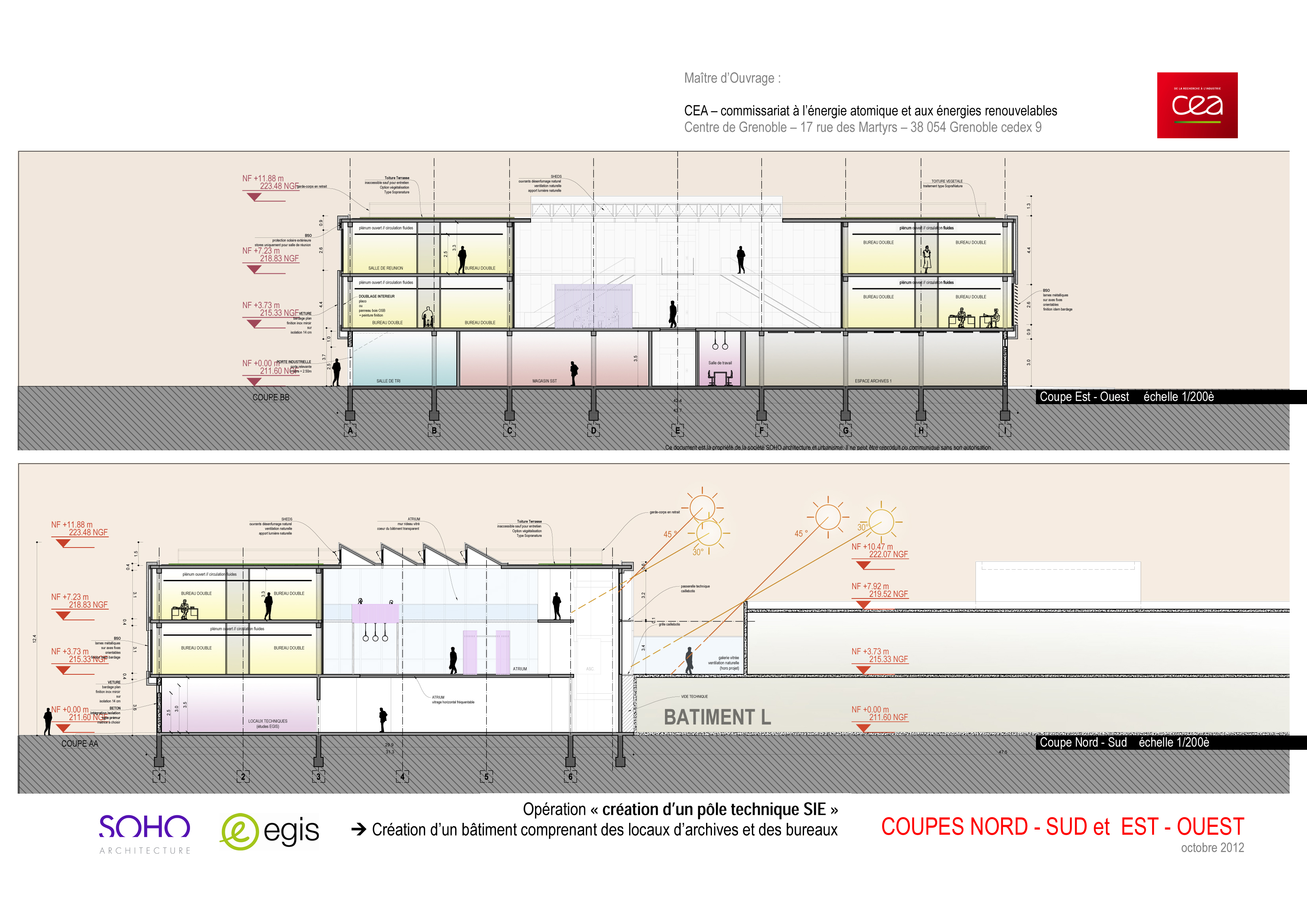 SOHO 建筑 | 格勒诺布尔 CEA 办公空间概念设计-4