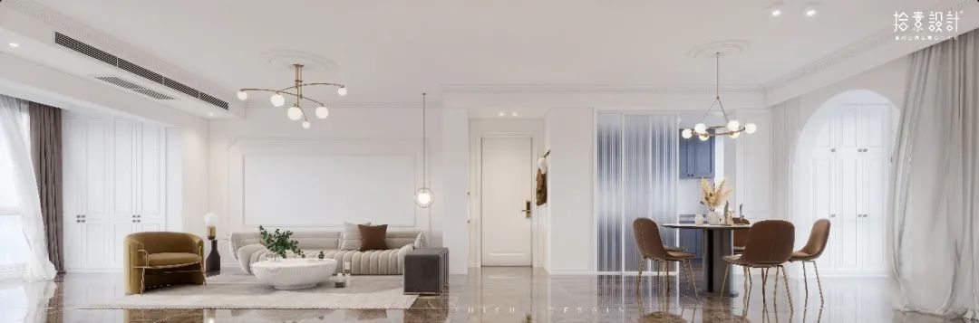 卡皮西纳花园 · 法式轻奢的多彩生活空间丨拾素設計-98