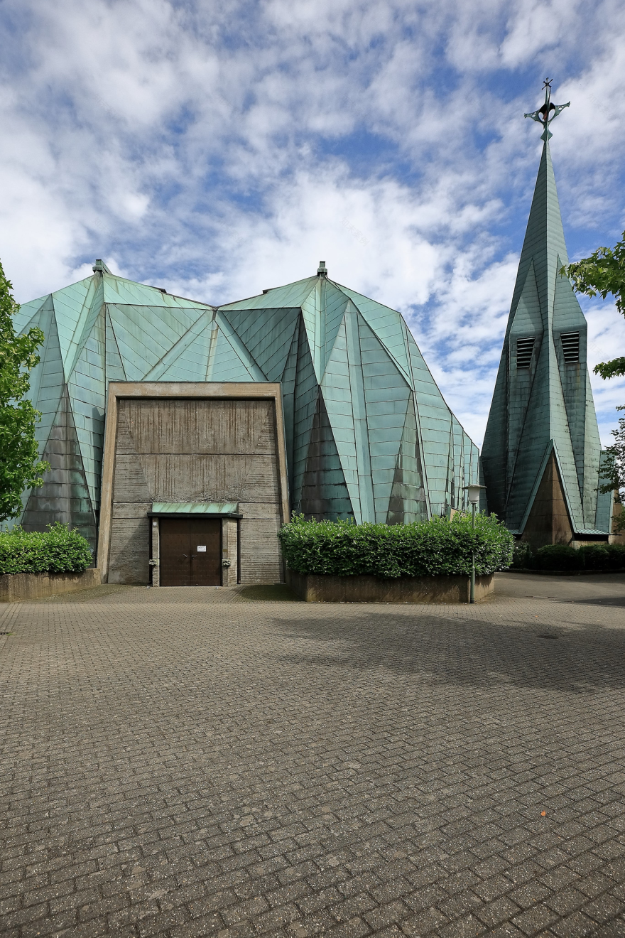 Fritz Schaller 的现代主义宗教建筑 | St. Paulus Neuss 教堂与 Trauerhalle Melaten-Friedhof 殡仪馆-10