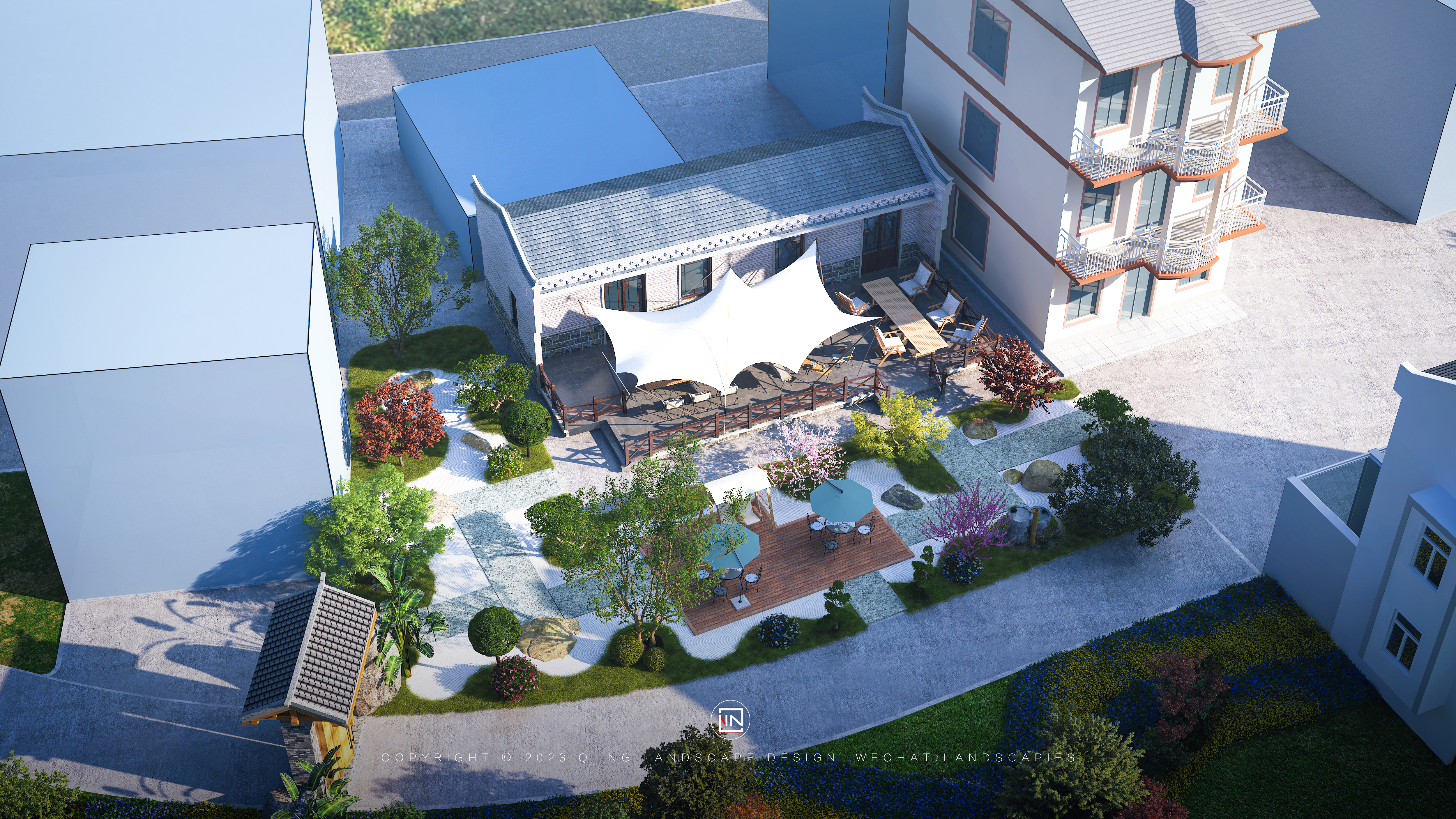 建筑外立面改造及新建古建项目-14