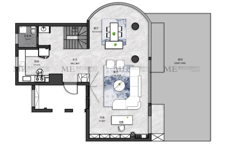 济南龙湖景粼原著现代轻奢别墅设计丨中国济南丨墨逸空间高端设计机构-23