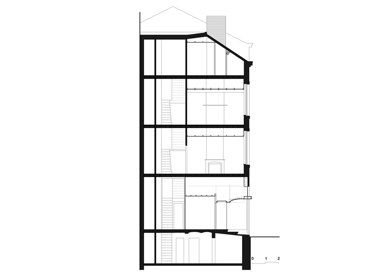 CPAS LIEGE  3 公寓及 1 商业底层建筑翻新丨Binario architectes srl-35