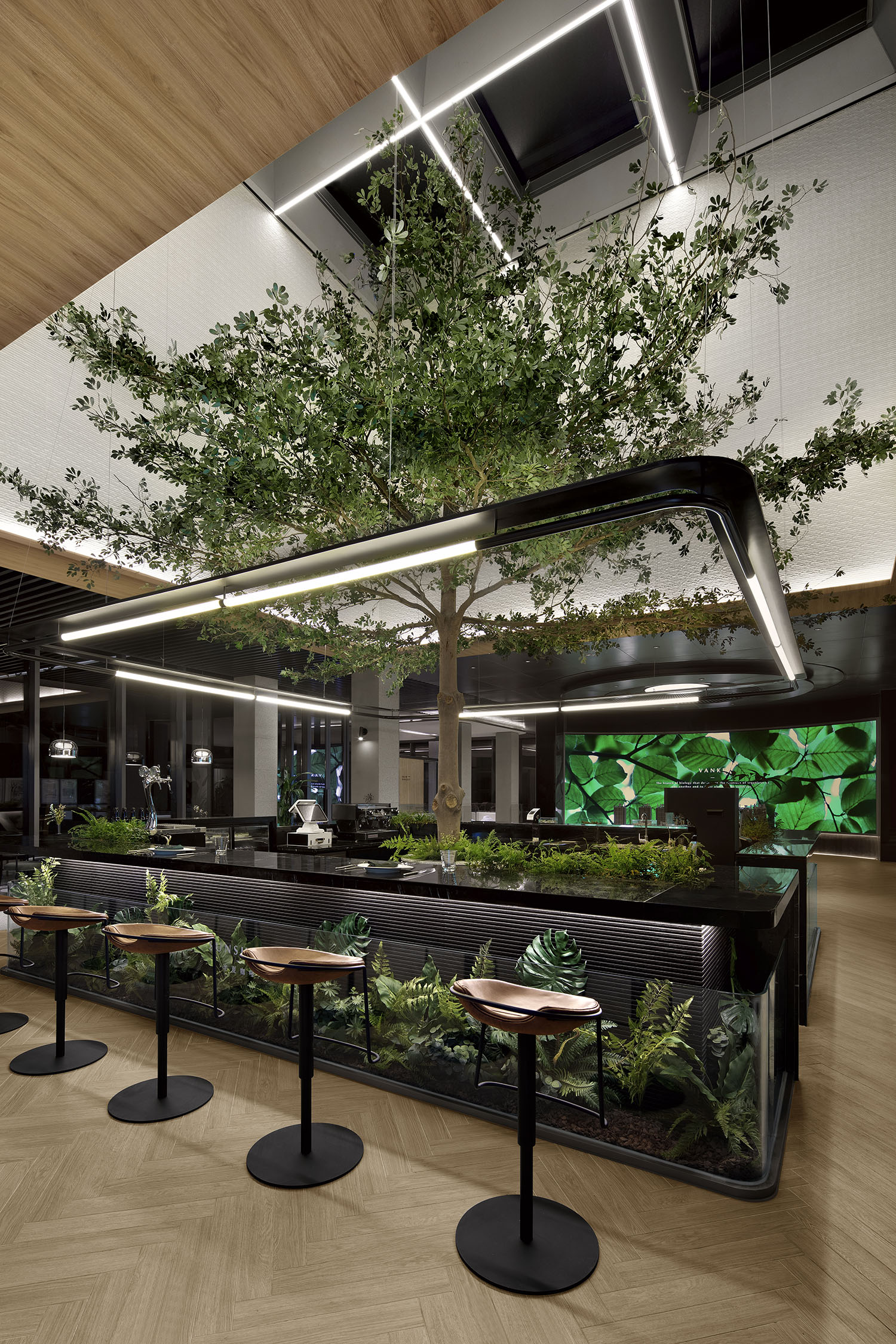 峻佳设计 | 杭州万科开了一家雨林中的餐厅,成新晋网红地!-62