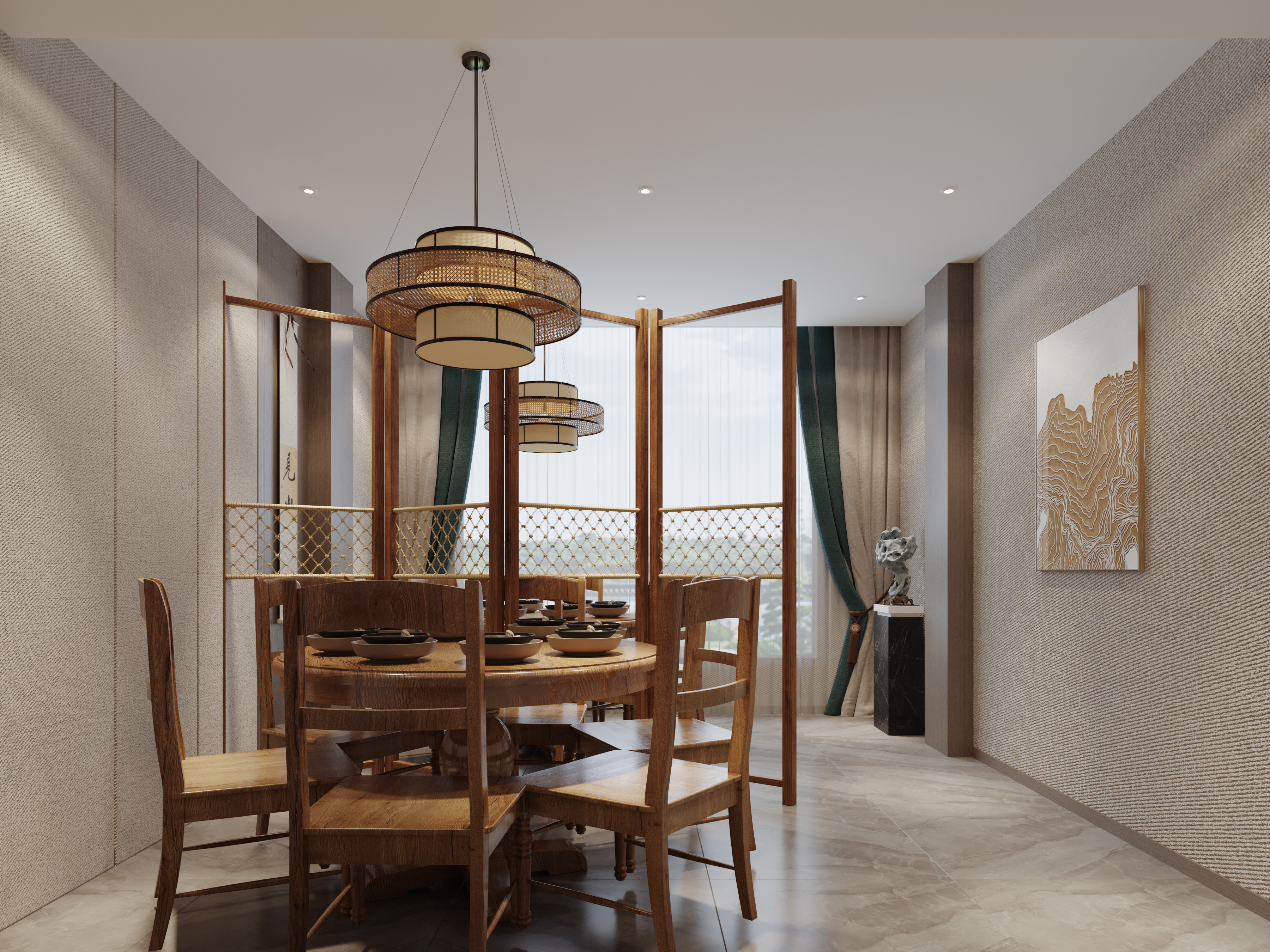 川菜餐厅设计案例-5