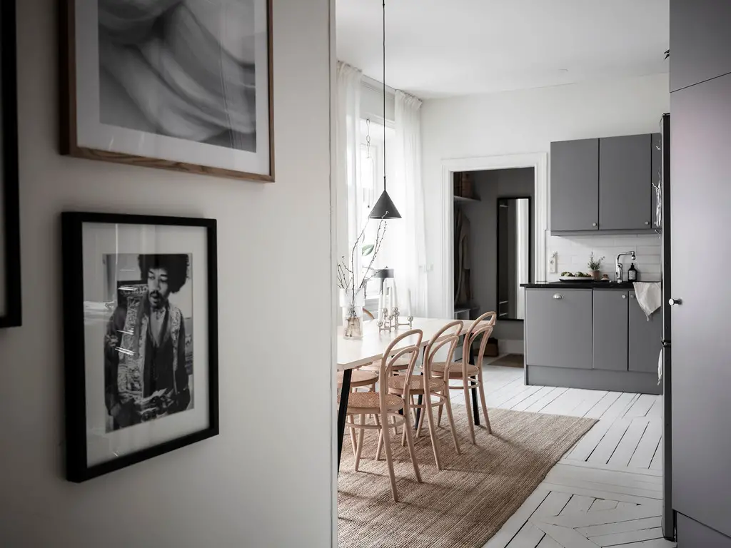 瑞典哥德堡温馨家庭公寓的现代改造-6