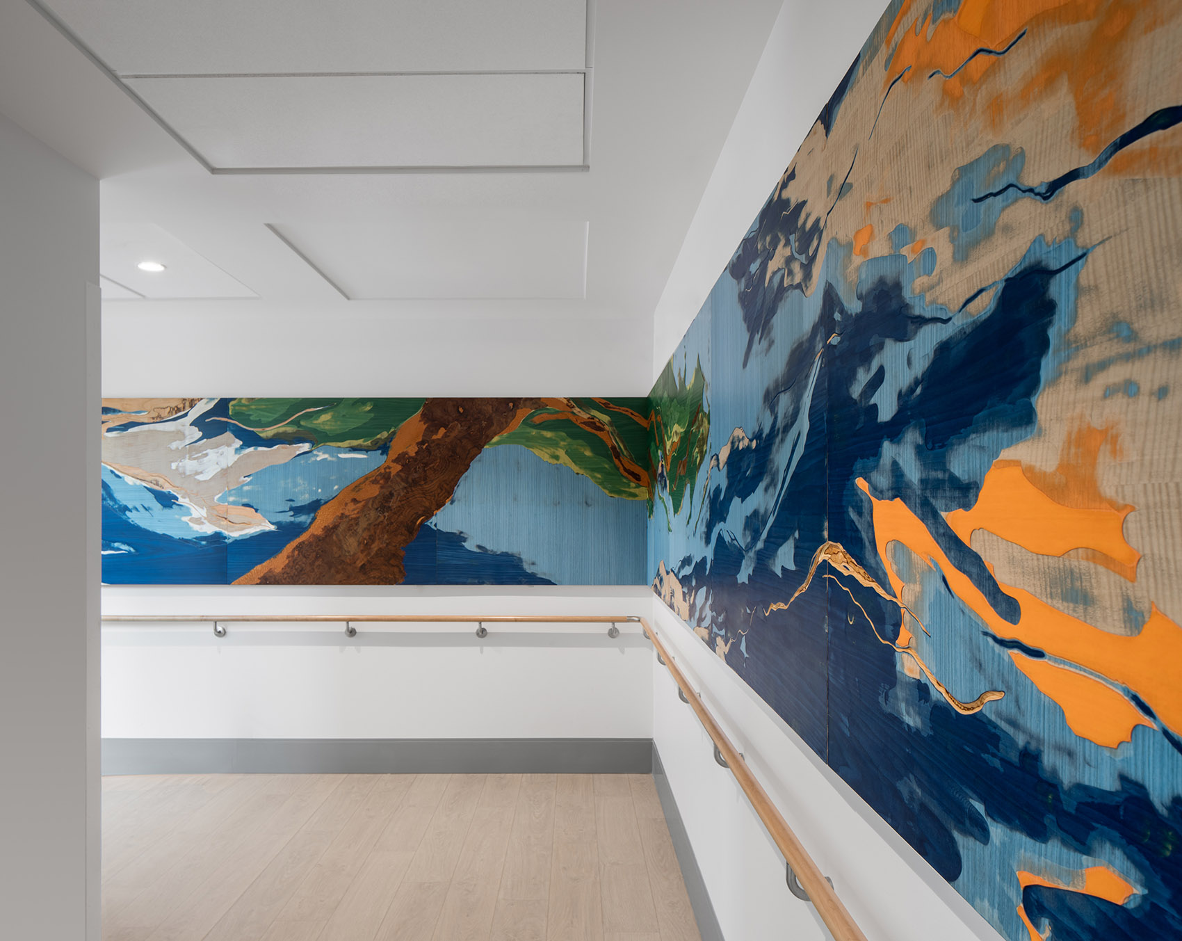 Le cycle du présent装饰壁画，加拿大 / Yechel Gagnon-6