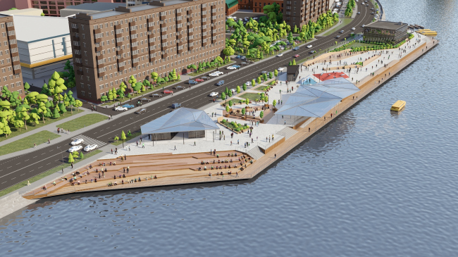 莫斯科河沿岸地区城市建设发展项目丨俄罗斯莫斯科丨莫斯科城市建设规划研究所,“项目梅加诺姆”事务所等-21