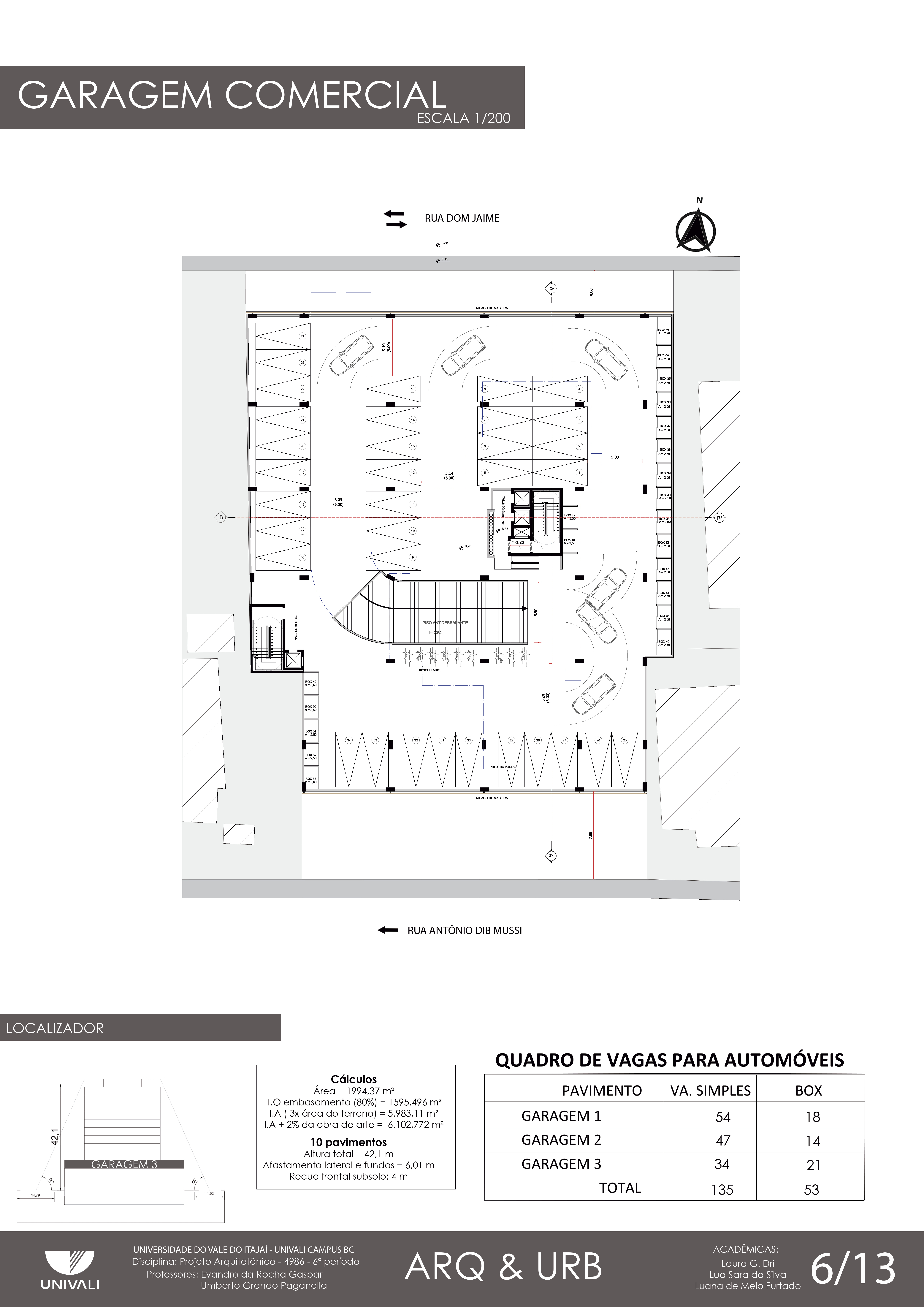 ANTEPROJETO DE EDIFÍCIO VERTICAL - 6º PERÍODO-6
