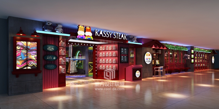 成都西餐厅装修设计——小牛凯西主题餐厅装修设计-6