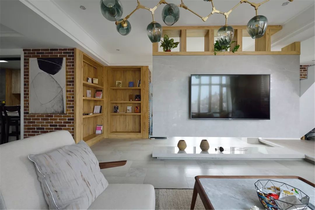 130㎡自然风复式  城市空间设计-38