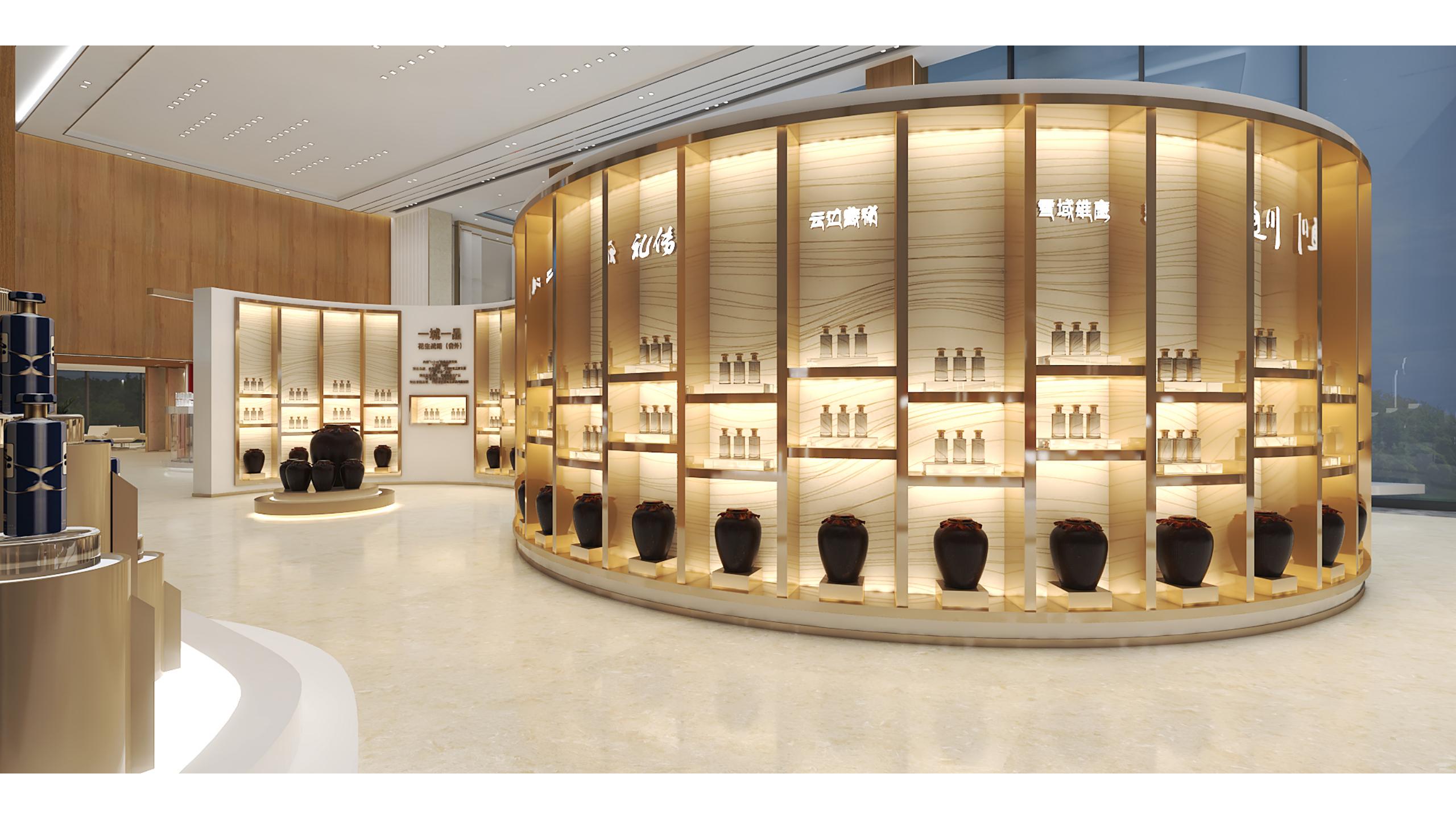 酒展厅设计-12