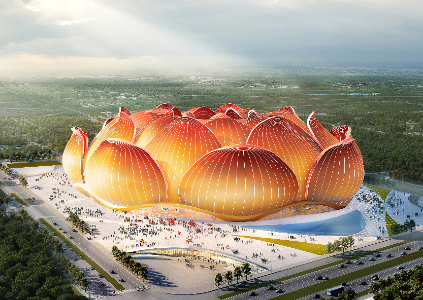 恒大"魔性"足球场 | 建筑大师许家印的"莲花"之梦-81