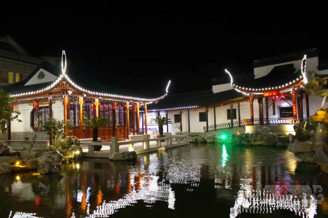 苏式园林设计丨中国泰州丨苏州裕成园林-12