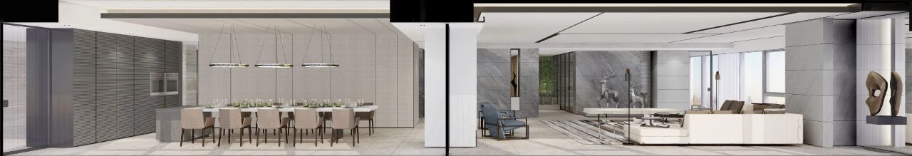 1100㎡大平层豪宅设计丨中国北京丨李玮珉-64