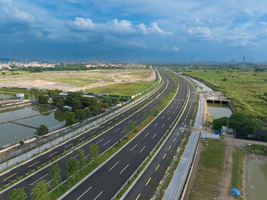 南北贯通，赋能湾区！黄金围大道（鸦岗大道—北太路）正式通车！-16