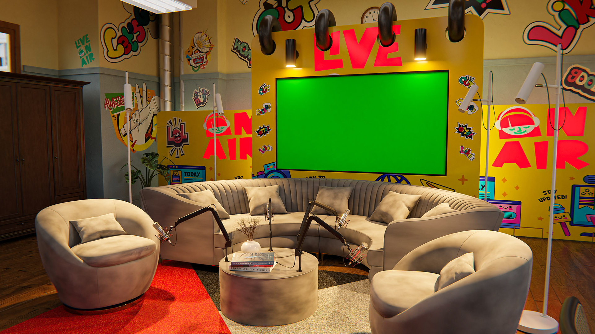 Custom Virtual Green Screen Studios – Real Client-10