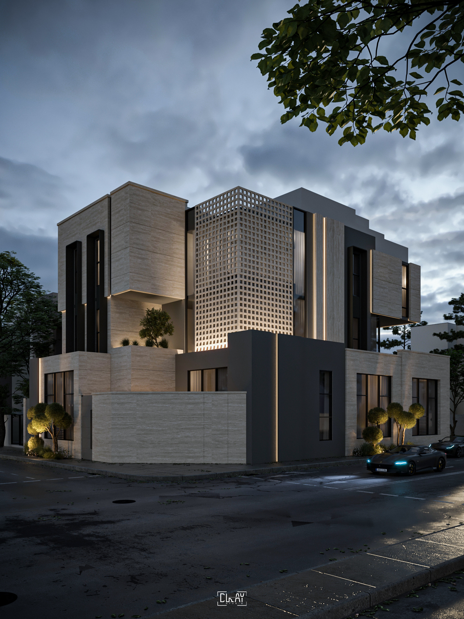 别墅立面设计-14