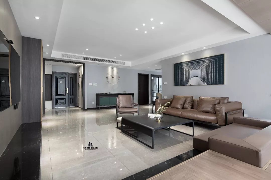 现代简约,留白生活的遐想——镇江永隆城市广场 190 平米设计案例-24