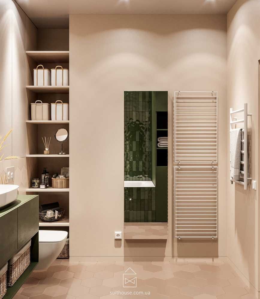 “Лайм”3室公寓生态风格设计项目丨乌克兰基辅丨Suit House（乌克兰）-76