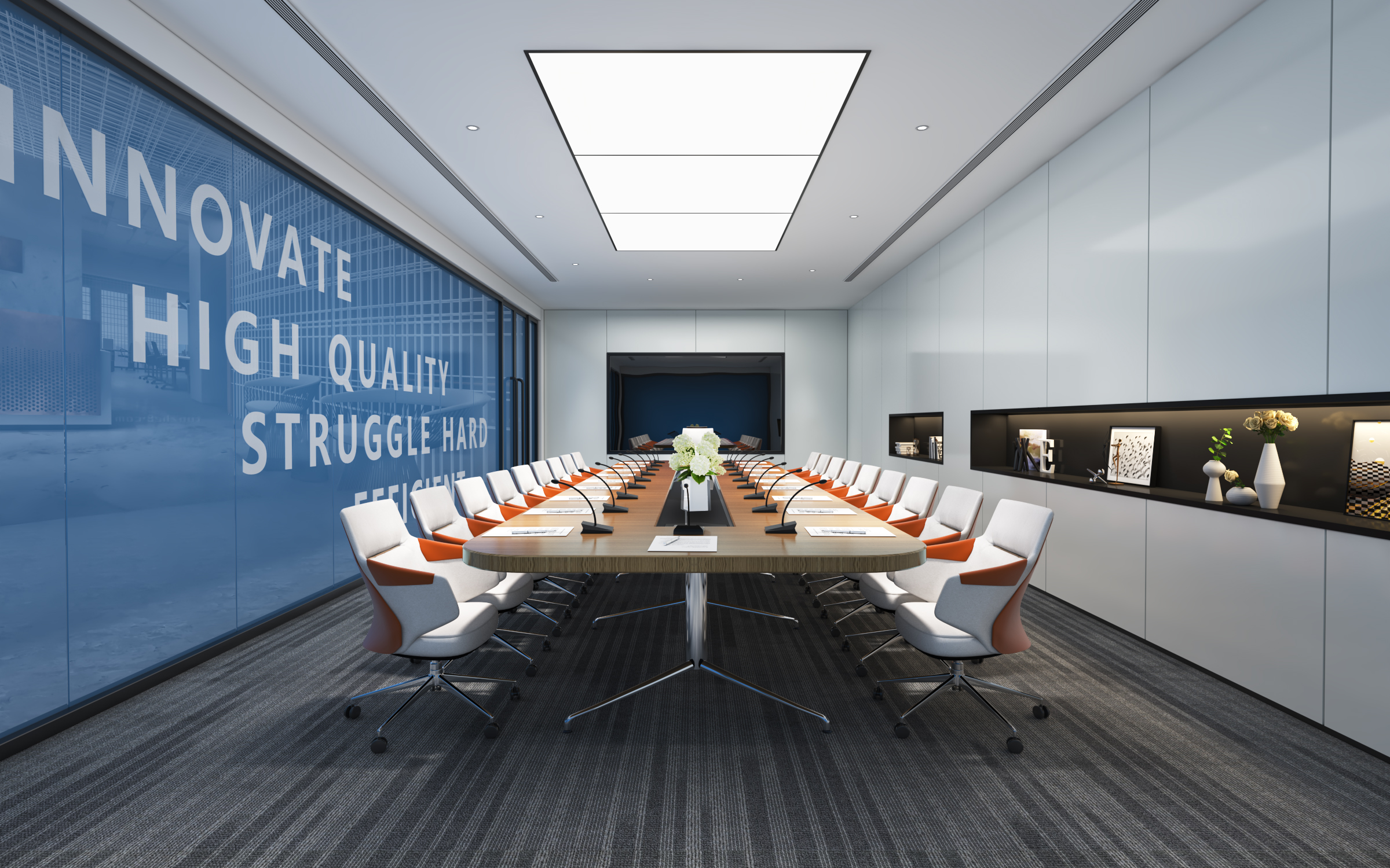 双汇电商办公室装修设计案例-12