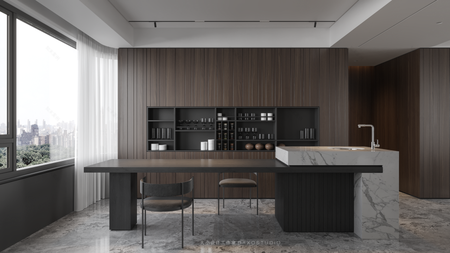 新光·皇庭水岸 520㎡顶复奢宅丨中国福建丨大小设计工作室-24