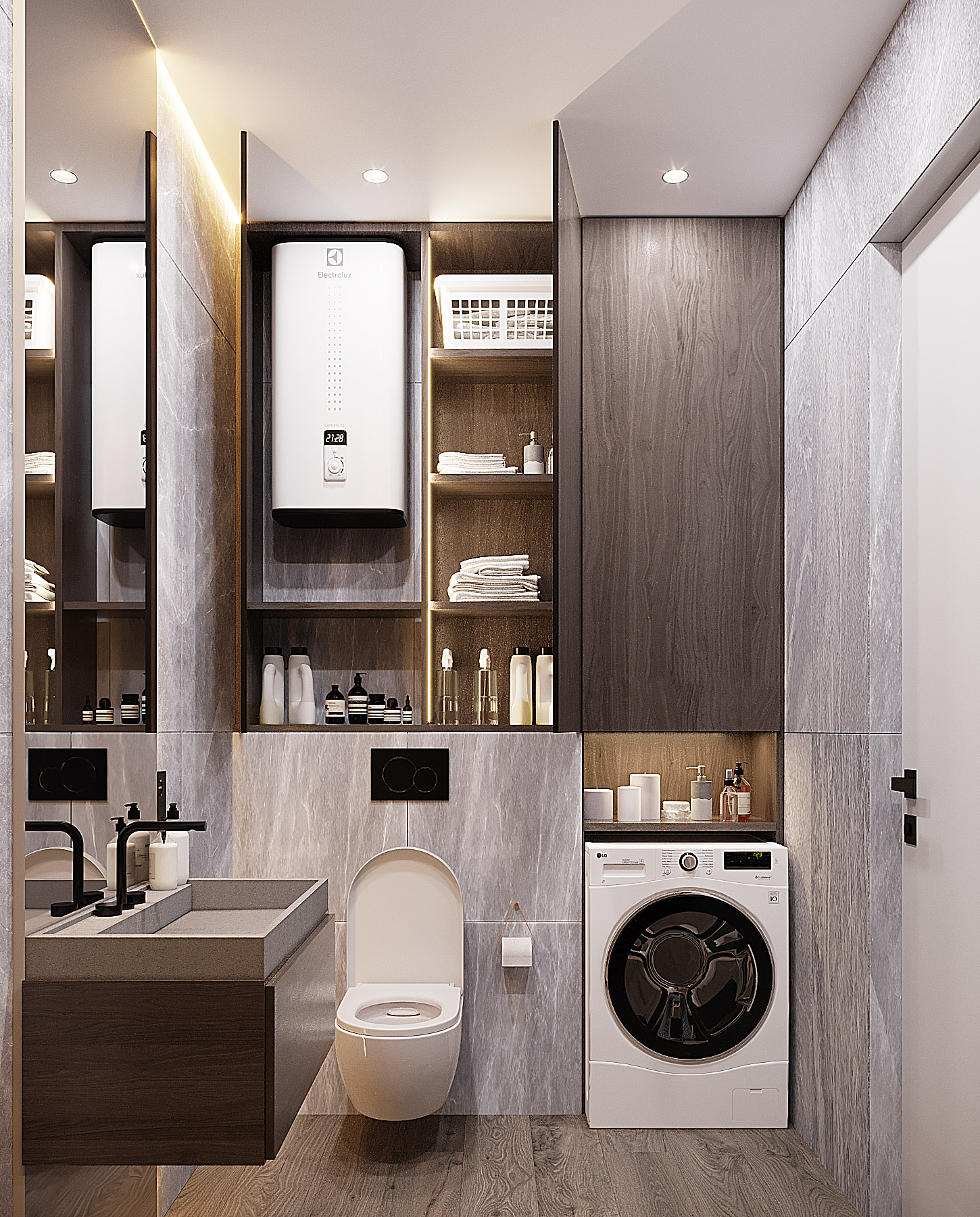 Дизайн квартири 46 м2 (світлий варіант)-4