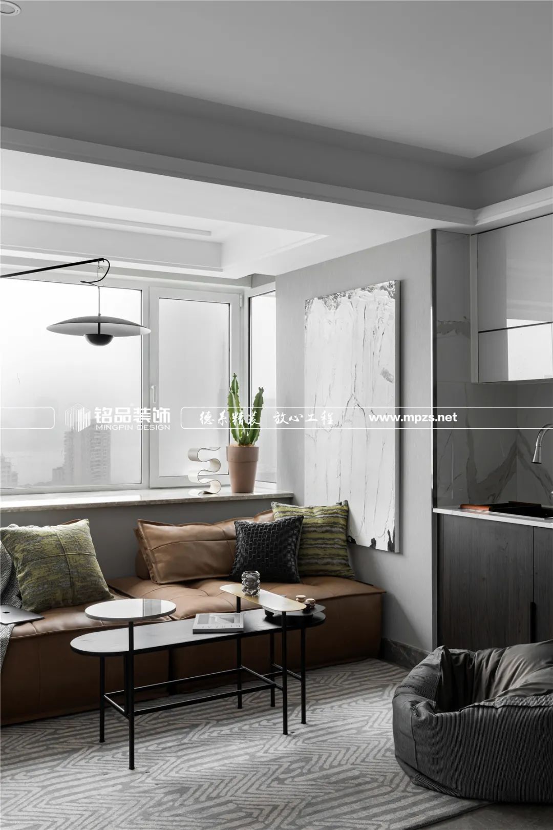 钱塘江畔 450㎡现代港式高端跃层，创意设计打造舒适生活空间-50