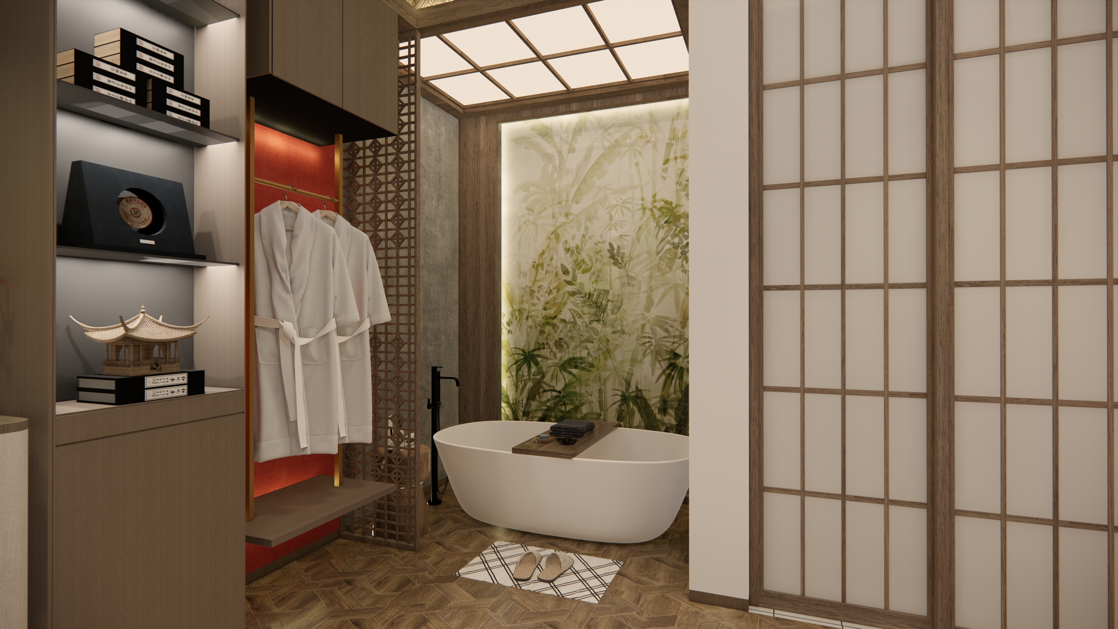 广西壮族民宿客房设计-5