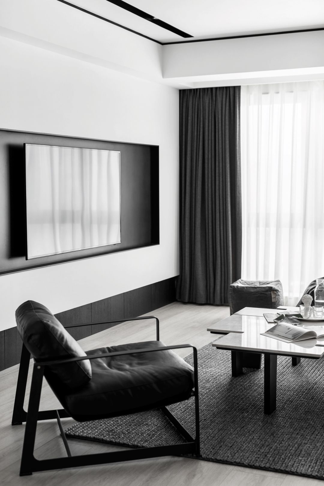 浙江温州宏泰大厦黑白默片设计,演绎纯粹空间哲学-26